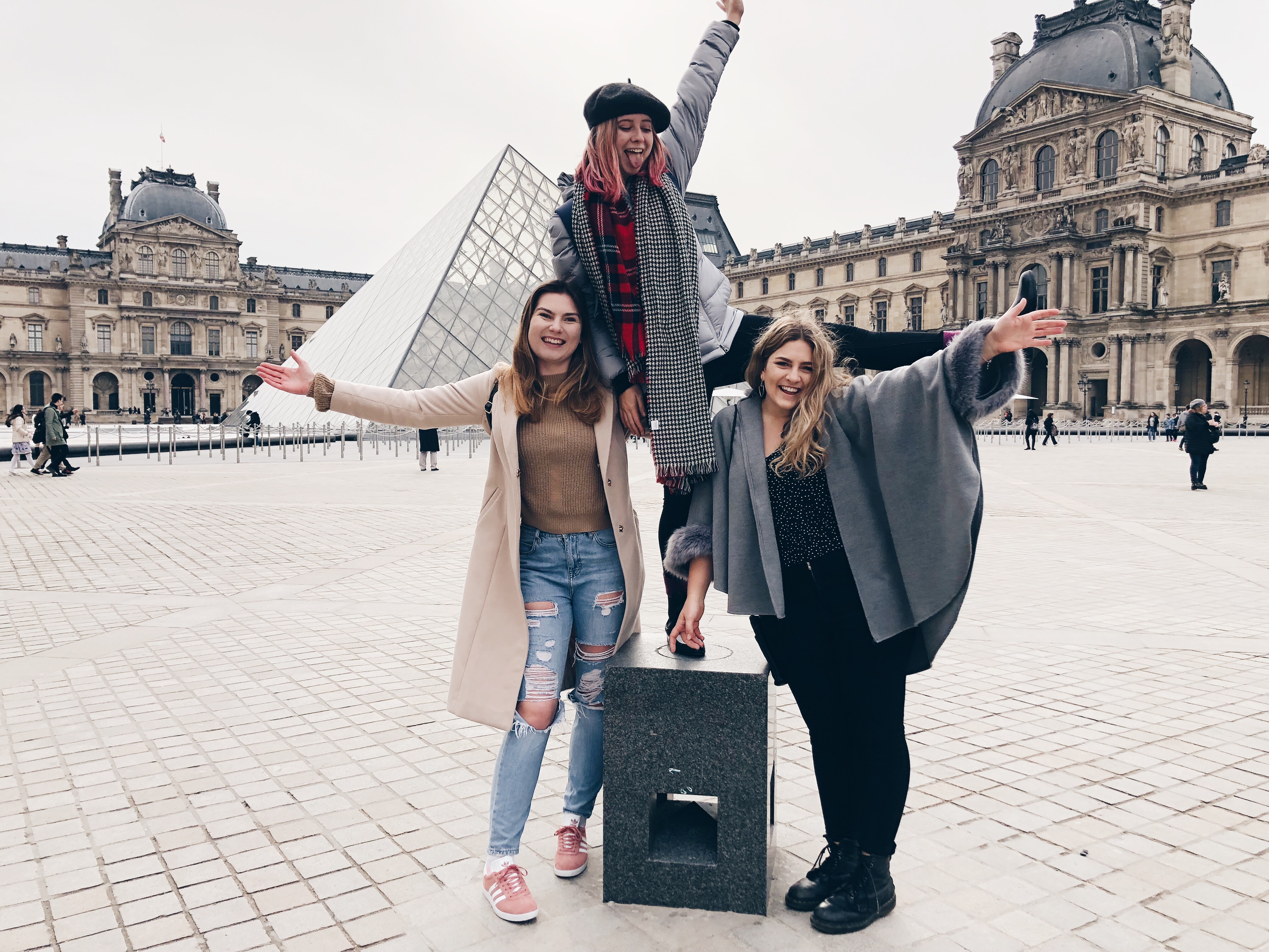 Visiting Paris - the louvre