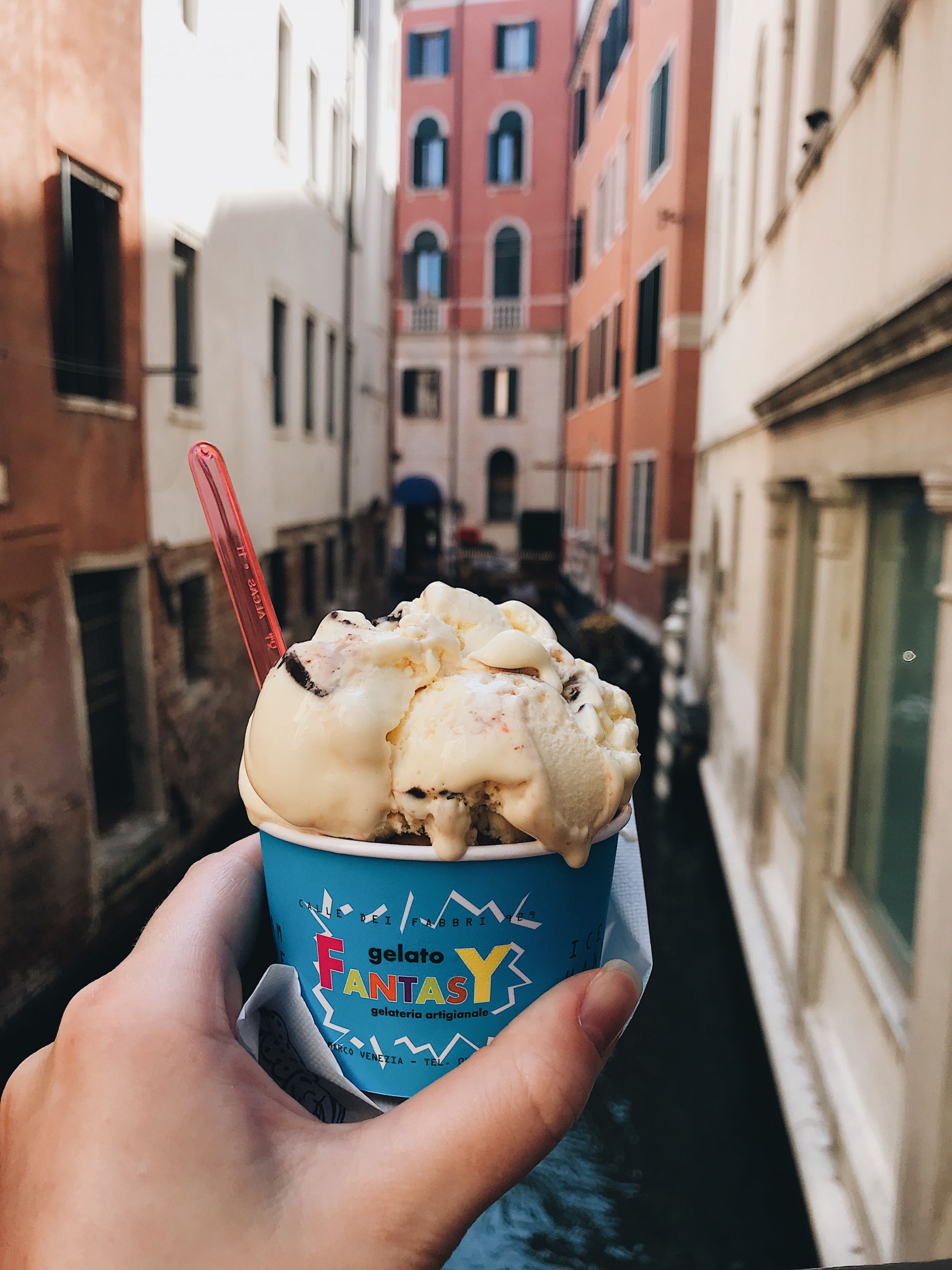 eat gelato on your 2 days in Venice