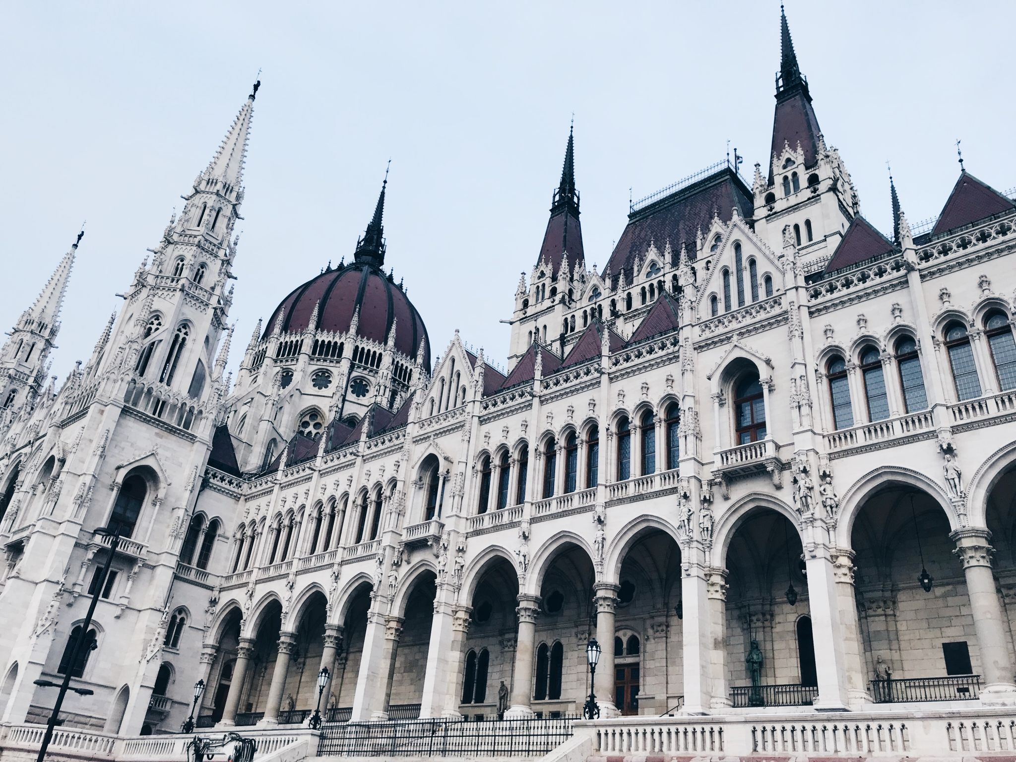 Hungarian parliament building. 