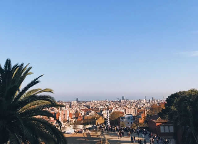 Amazing views from Park Güell 