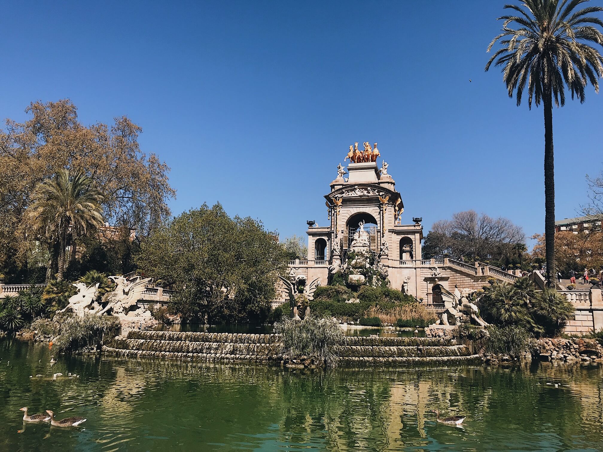 Parc de la Ciutadella, Cascada Monumental (two days in Barcelona)