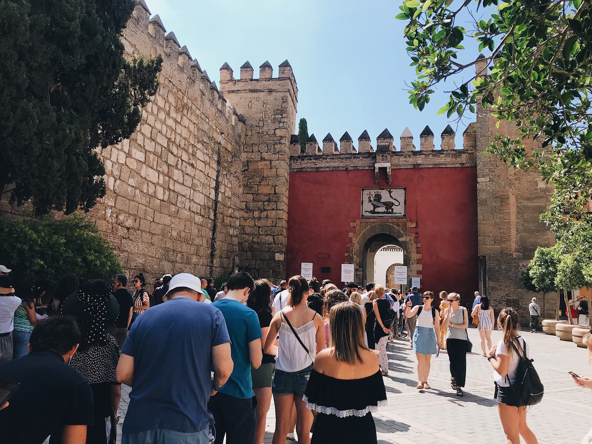 real alcazar Seville Itinerary