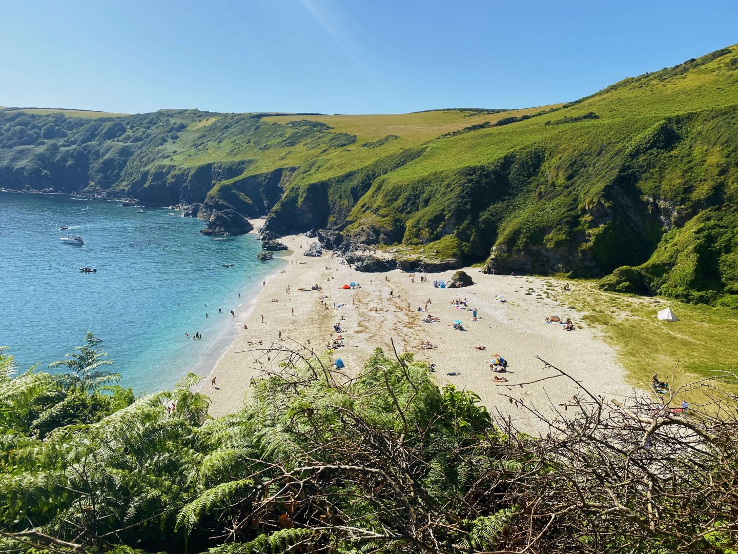 Lantic Bay Cornwall Beaches