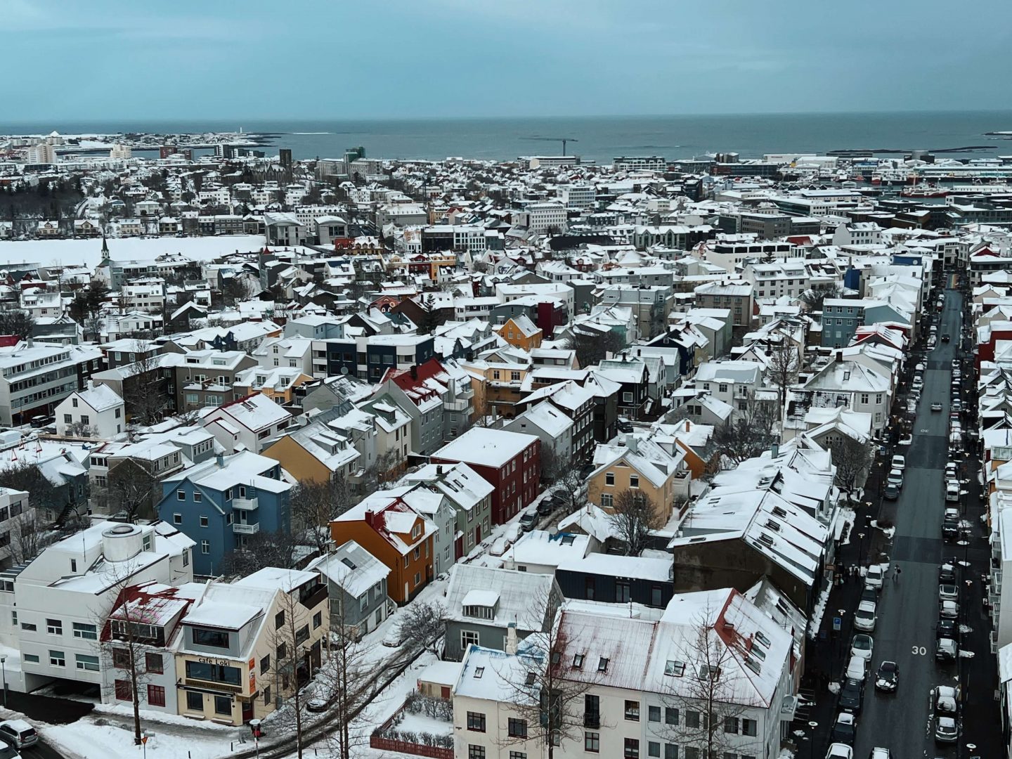 View over Reykjavik