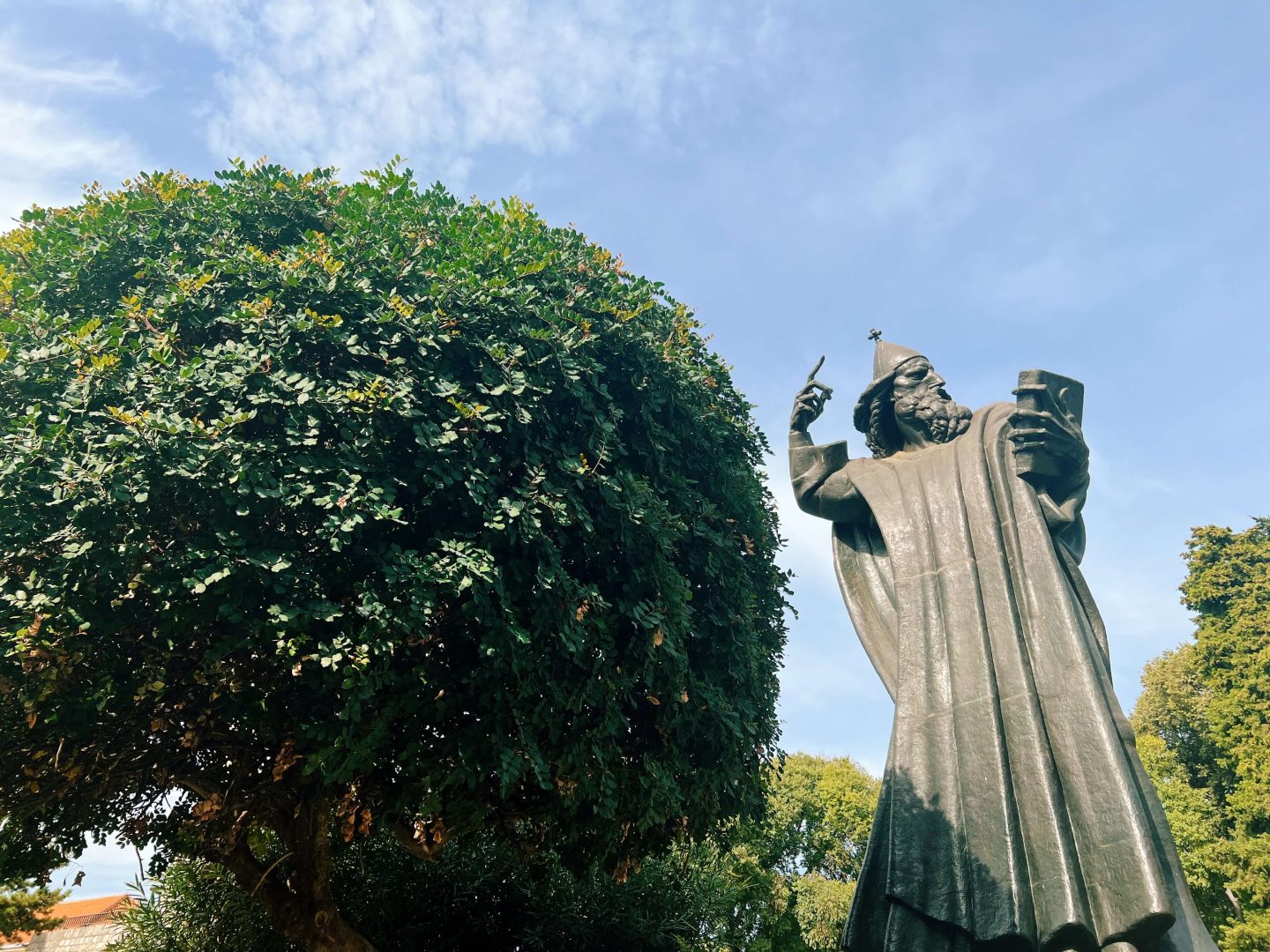 Grgur Ninski Statue Split Croatia