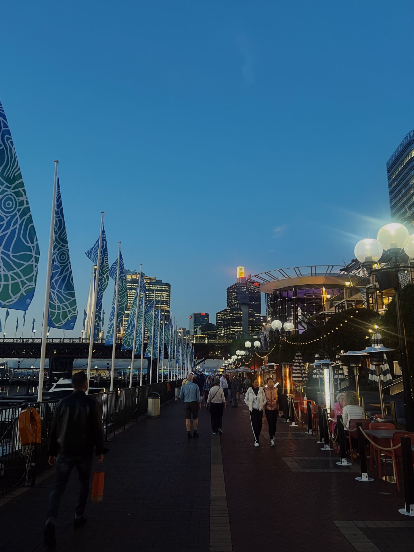 Darling Harbour at night